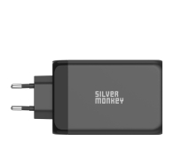SILVER MONKEY Ładowarka do smartfonów Silver Monkey GaN 140W USB-C PD 3.1 + USB 3.0 QC B - 1224521 - zdjęcie 3